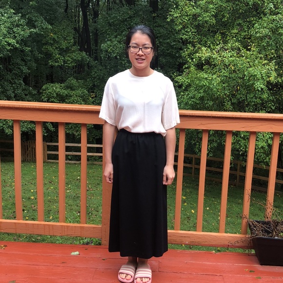 Vintage Cottage Tailor Women’s A-line Black Wool Lined Skirt, Size 4, Exc. Cond. - Picture 7 of 8